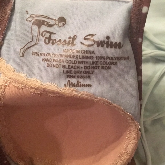 Fossil Blue and Brown Bikini ๐ - Picture 5 of 6